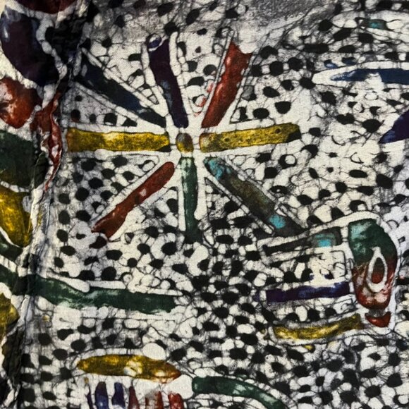 Nnamdi Ibenagu Spirit of Courage old style African tie die skirt small - Picture 7 of 8